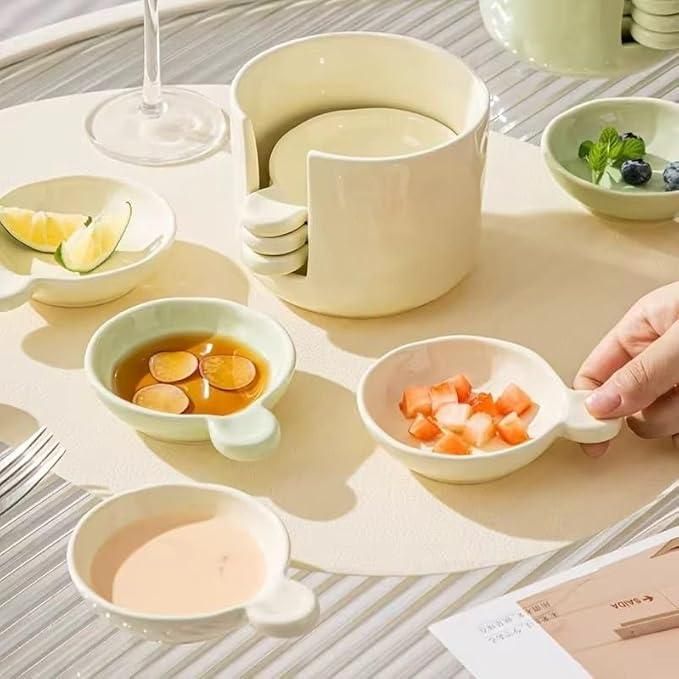 Kaia Plastic Macaron Dip Bowls Set of 6pcs